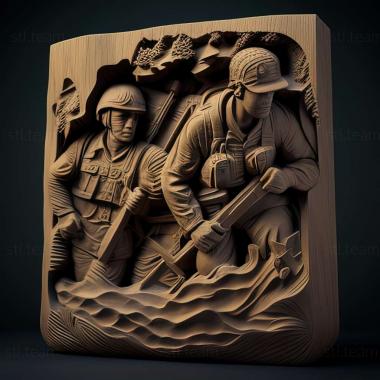 3D модель Гра Warfare 1944 (STL)